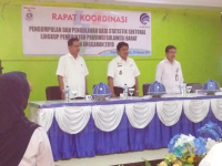RAPAT KOORDINASI TIM PENGELOLA DATA STATISTIK DINAS KOMUNIKASI INFORMATIKA PERSANDIAN DAN STATISTIK PROVINSI SULAWESI BARAT TAHUN 2019