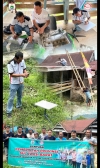 Dinas Kominfo Sulbar Pemasangan Bantuan Perangkat Jaringan Internet Via Satelit di Tabulahan Mamasa