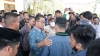 Sambut Massa Aksi, Akmal Minta Dukungan Mahasiswa Menjawab Problem di Sulbar
