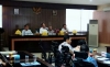 Sekretaris Daerah Prov. Sulbar,Ismail Zainuddin saat memimpin rapat koordinasi bidang kependudukan dan catatan sipil se-Provinsi Sulbar