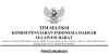 PENGUMUMAN JADWAL SELEKSI PENERIMAAN CALON ANGGOTA KPID PROVINSI SULAWESI BARAT PERIODE 2018-2021