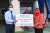 Enny Terima Bantuan Kemanusiaan Dari PT. Jamkrindo