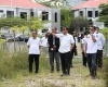 Sekprov Sulbar Tinjau Lokasi Pembangunan Sport Area