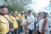 Gubernur Sulbar dan Bupati Mamuju Bagikan Beras Gratis untuk Ratusan Ojol, Driver Ojol : Komitmen Jaga Keamanan Daerah