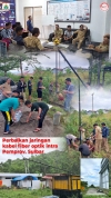 Layanan Internet Terganggu, Dinas Kominfo Lakukan Perbaikan Jaringan Kabel Fiber Optik Intra Pemprov Sulbar